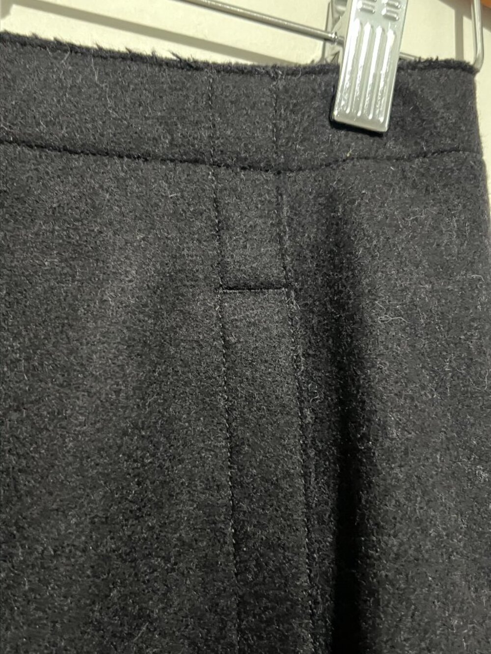 COS Wool A Line Skirt Size 6 Black - Picture 3 of 5